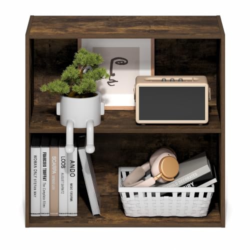 Furinno PASIR 2-Tier Book Shelf, Open Shelves Bookshelf - Image 5