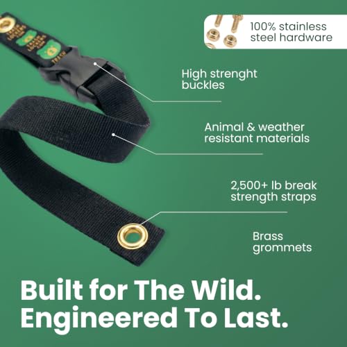 TrashLocker Bear and Raccoon Proof Trash Can Lid Lock Straps - Image 3