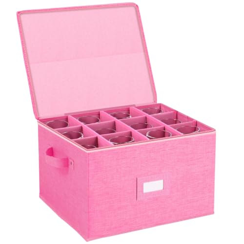 Wine Glass Storage Box, Stemware Storage Containers Cases - Image 2