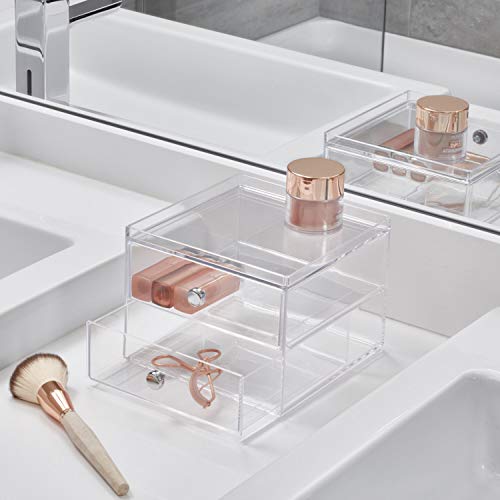 iDesign Plastic 2 Jewelry Box, Compact Storage Organization - Image 4