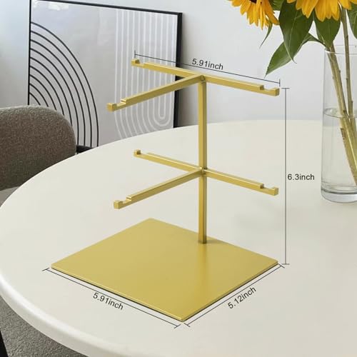 2-Tier Gold Sunglass Display Stand,Sunglass Organizer (1-Pack) - Image 5