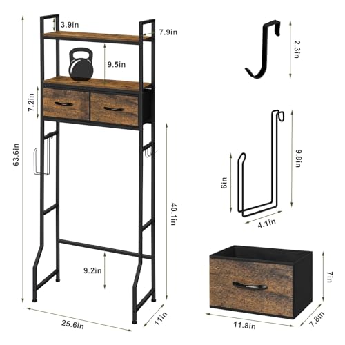 ETELI Over The Toilet Storage Cabinet Bathroom Storage - Image 3