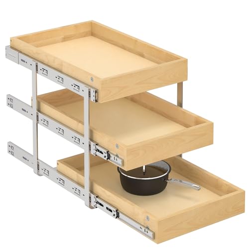 WelFurGeer 3-Tier Pull Out Cabinet Organizer with So | All Products - Image 2