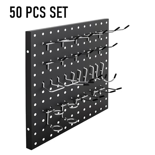 50-Piece Pedboard Hook Set, Durable Metal Hooks for Tool Hangging - Image 6