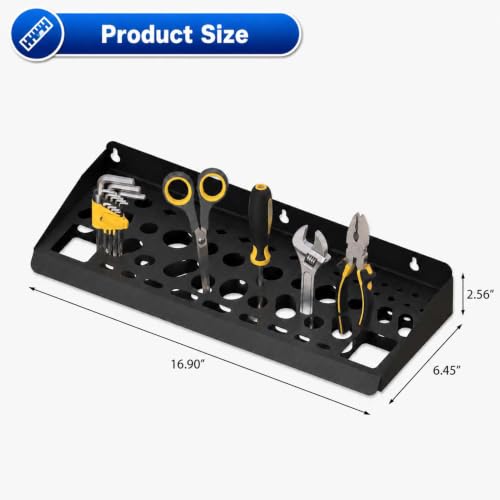 51 Hole Wall Tool Rack Metal Screwdriver Organizer - Image 3