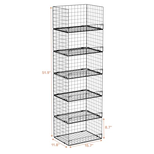 Yociyoga 6-Tier Stackable Closet Organizers and Storage Shelves - Image 4