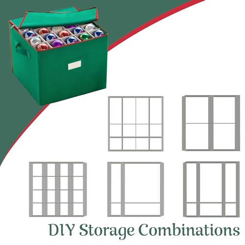 Tiny Tim Totes Christmas Storage Box with Zip Top | Home Organization - Image 6