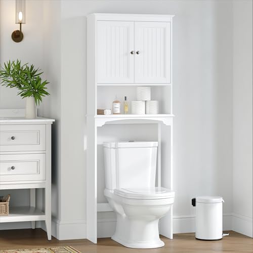 Spirich Over The Toilet Storage Cabinet with Doors, Bathroom - Image 2