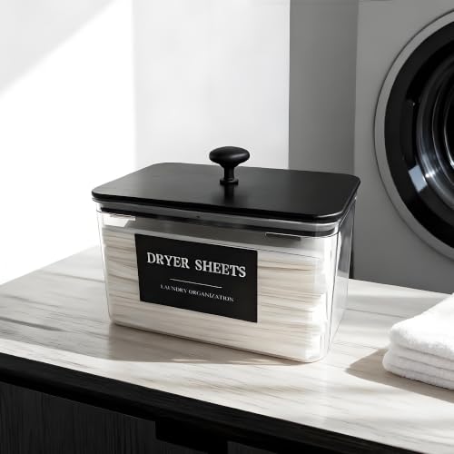 Dryer Sheet Holder Black Lid, Laundry Dryer Sheet | Laundry & Clothing - Image 3