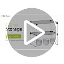 Neudeco Shelf Organizer, Gray, 2 Pack - Image 8