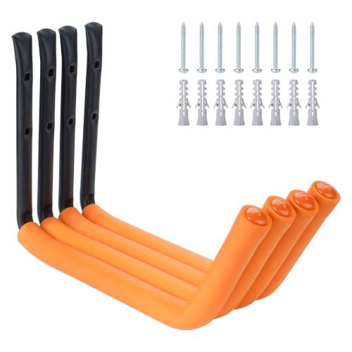 4Pack Kayak Storage Rack for Garage Wall,100LB Wall Mount - Image 2