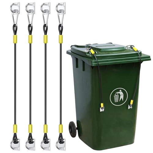 4 Pieces Bear Proof Trash Can Lid Lock with Accessories - Image 2