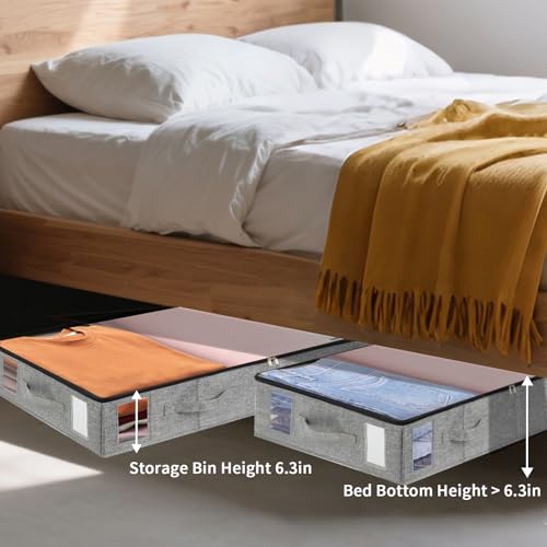 combocube 2 Pack Under Bed Storage Containers, Stackable Closet - Image 7