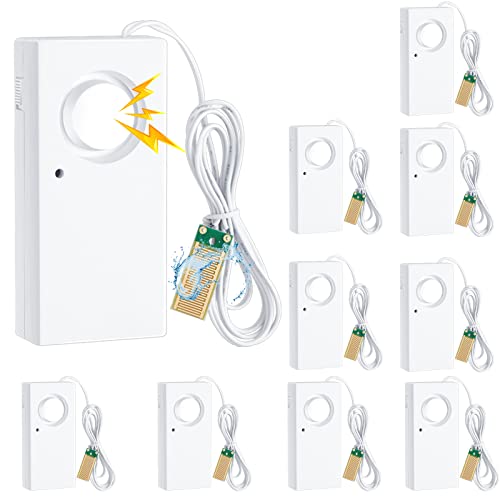 Hoteam 5 Pcs Water Sensor Alarm Leak Detector 120db Water - Image 2