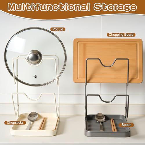Kitchen Pot Lid Storage Rack, Double-Layer Pot Lid Organizer - Image 6