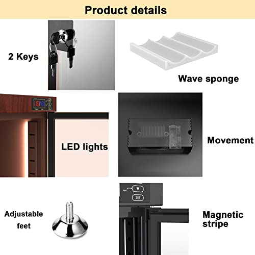 80L Dehumidifying Dry Cabinet Box, Wood grain Design - Image 6