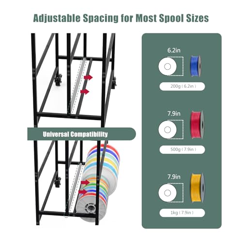 3D Printer Filament Storage Rack Filament Spool Holder - Image 5