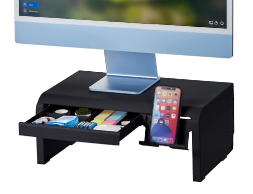 Bostitch Konnect Adjustable Monitor Riser with Drawer & - Image 2