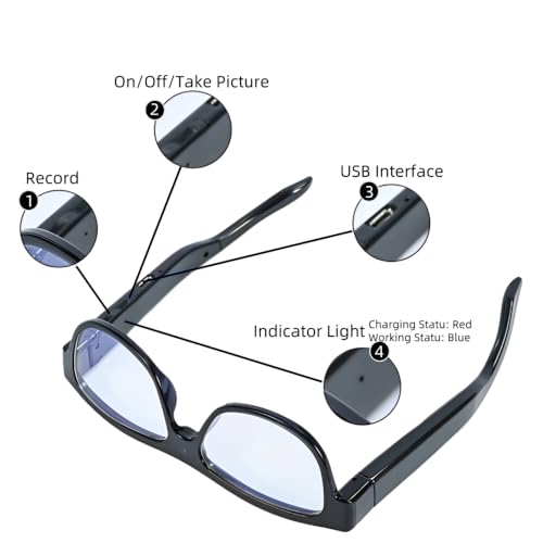1080P Camera Glasses with 32GB Storage, No Bluetooth | All Products - Image 5