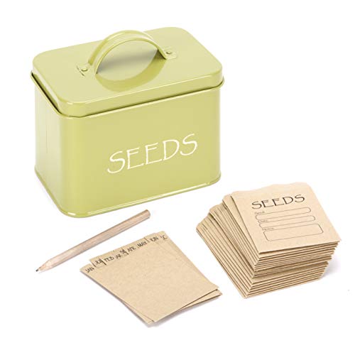 Katai Steel Seed Storage Box Organiser in Green. Compact - Image 2
