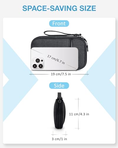 BAGSMART Electronics Travel Organizer for Cords Chargers Phones - Image 4