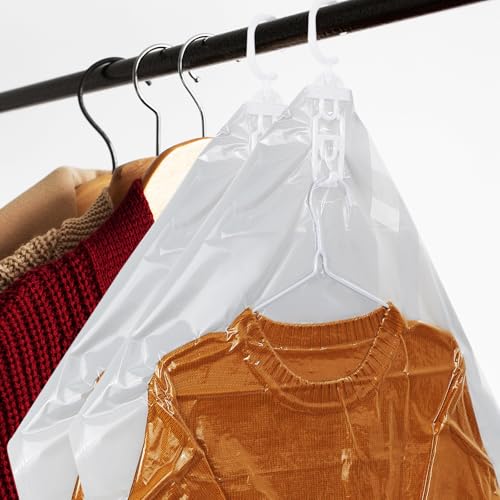 Hanging Vacuum Storage Bags 4 Pcs for Clothes 65x90cm - Image 7