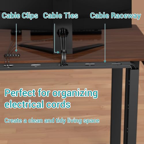 Cable Hider Raceway Kit, Magnetic Cable Management Under Desk - Image 5