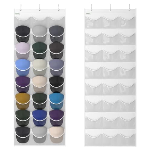 Baseball Hat Rack, 24 Pocket Over-The-Door Hat Organ | All Products - Image 2