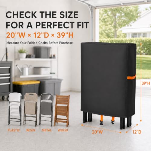 Folding Chair Storage Bag Waterproof Heavy Duty 420D Cover 1Pack - Image 3