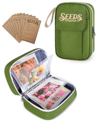 Seed Storage Organizer with 20 Clear Sleeves, 10 PCS Seed - Image 2