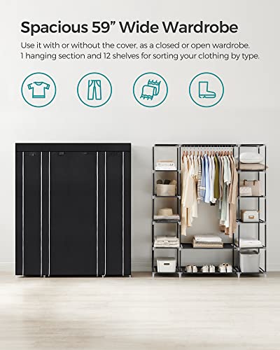 SONGMICS Closet Wardrobe, Portable Closet - Image 4