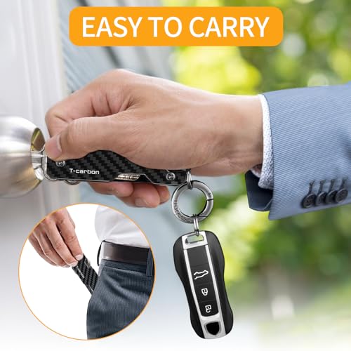 T-carbon Carbon Fiber Key Organizer, Compact Holder | All Products - Image 8