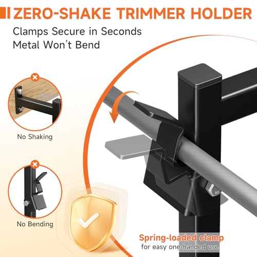 Weed Eater Rack for Enclosed Trailer,Trimmer Rack | Home Organization - Image 4