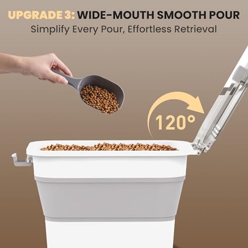 20-23 Lbs Dog Food Storage Container,Collapsible Dog Food - Image 7
