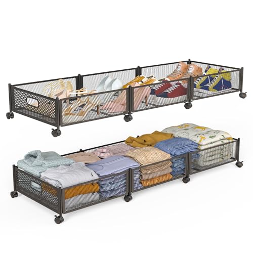 Under Bed Storage With Wheels, 47.2''/90lbs/57.6L - Image 2