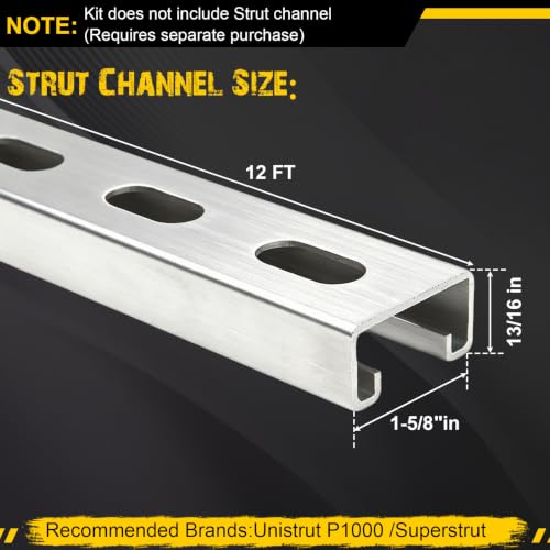 Van Interior Ladder Storage System, Heavy Duty Alloy Steel - Image 3