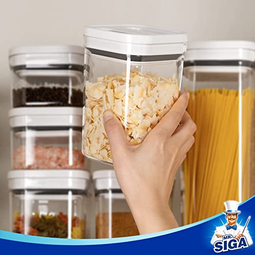 MR.SIGA 8 Piece Airtight Food Storage Container Set for Pantry - Image 7