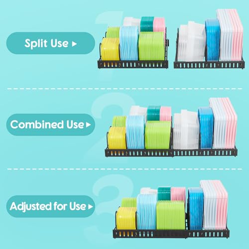 Expandable Food Container Lid Organizer,Large Capacity - Image 6