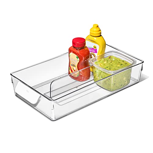 OXO Refrigerator Adjustable Storage Bin, Clear - Image 2