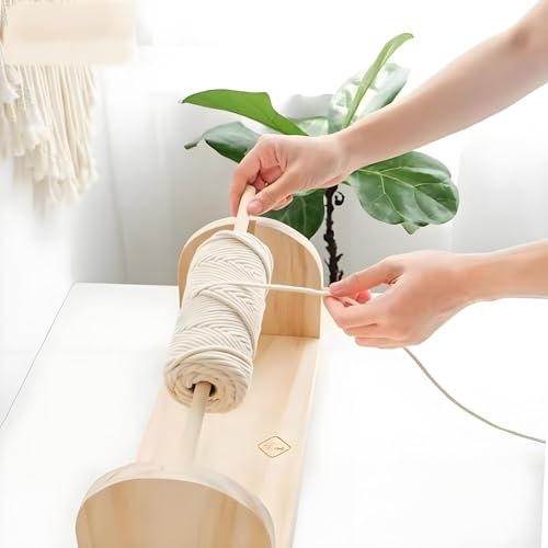 Wooden Yarn Holder, Wooden Spools Holder for Thread Rack - Image 5
