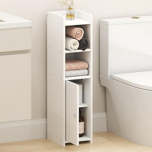 Furinno Fulda Bathroom Storage Cabinet, 5-Tier Bathroom Cabinet - Image 3