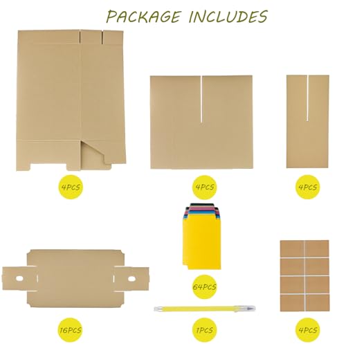 4 Sets Trading Card Storage Boxes, Includes 16-750 CT - Image 4