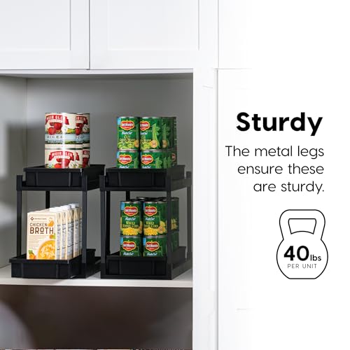 IRIS USA Under Sink Organizer, 2 Pack, Pull Out Storage Drawers - Image 7