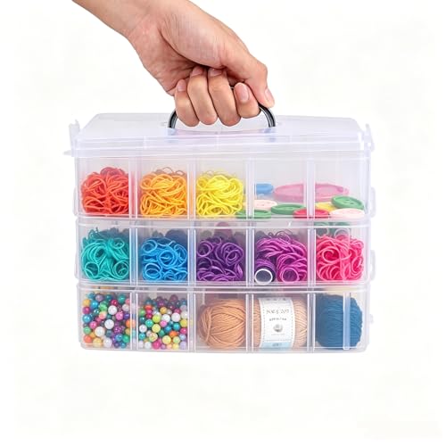 3-Tier Stackable Storage Container Box with Dividers-30 - Image 8