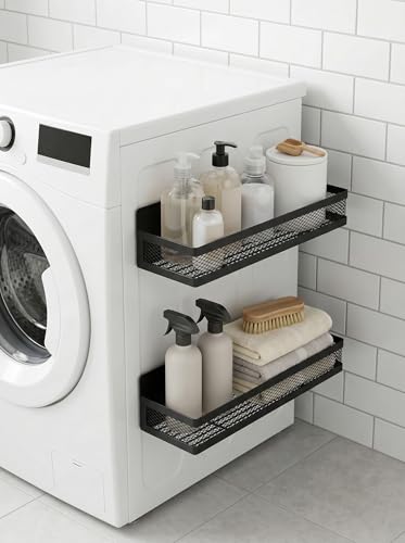 2 Pack Magnetic Laundry Organizer [Space Saving Storage] - Image 2