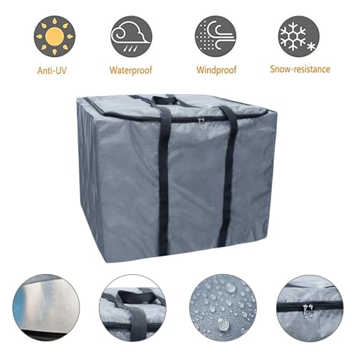 Patio Cushion Storage Bag with Zipper, Dustproof, 32 x32 x24Inces - Image 5