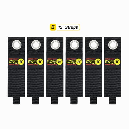 Heavy-Duty Wrap-It Storage Straps, 13-inch (6 Pack) - Image 4