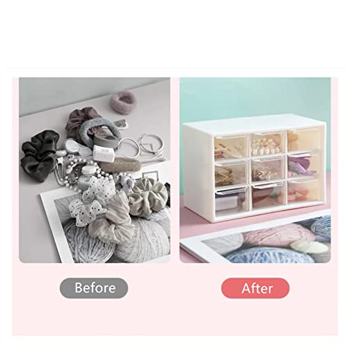 Feadily 2PCS Small Drawer Organizer for Desk, Desktop Drawer - Image 7