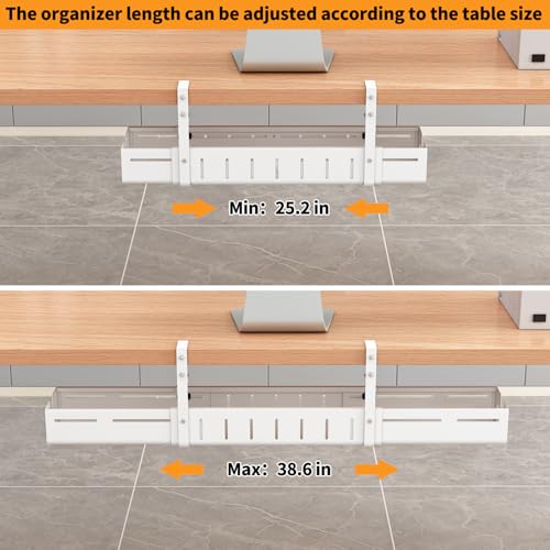 Under Desk Cable Management Tray, Expandable Length | All Products - Image 4