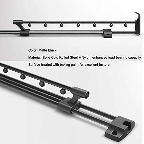 Heavy Duty Extendable Pull Out Closet Rod - Sliding - Image 4